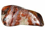 Polished Crazy Lace Agate - Mexico #180543-1